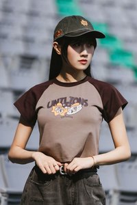 【Woden x Unilions x Yamama】 拉克蘭袖女版Tee 摩卡