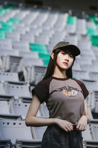 【Woden x Unilions x Yamama】 拉克蘭袖女版Tee 摩卡