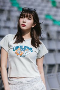 【Woden x Unilions x Yamama】 拉克蘭袖女版Tee 白綠
