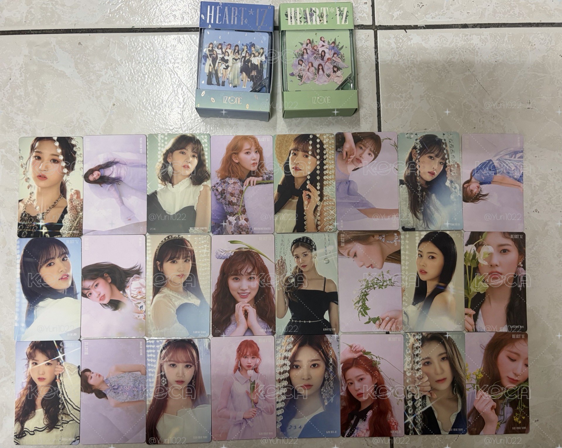 IZ*ONE HEART*IZ kit智能專 小卡