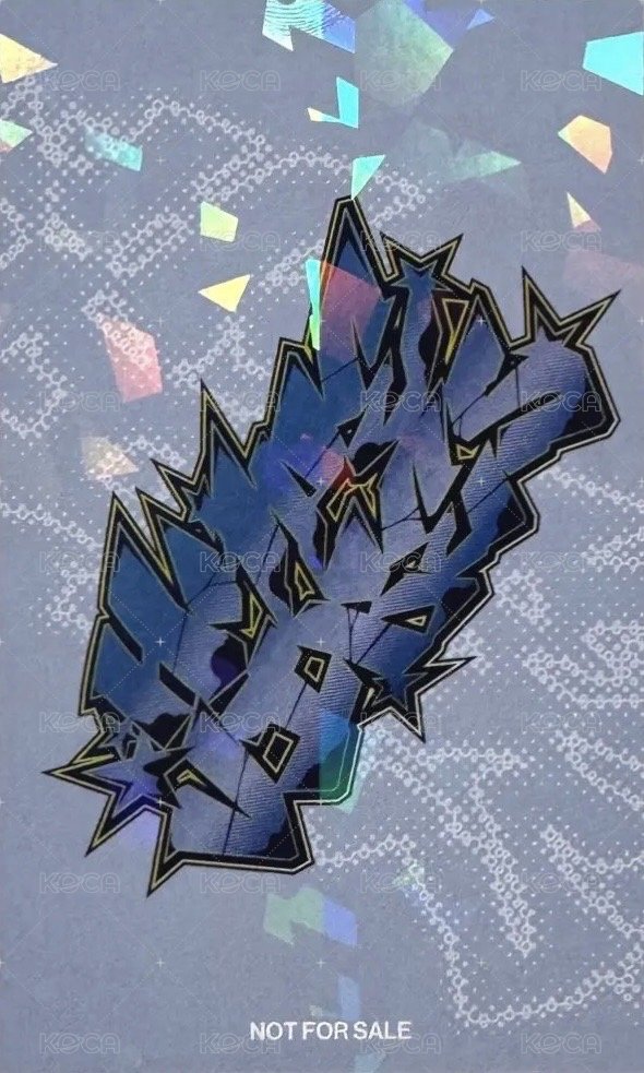 CxM ‘𝙃𝙔𝙋𝙀 𝙑𝙄𝘽𝙀𝙎’ 環球 抽選卡  背面