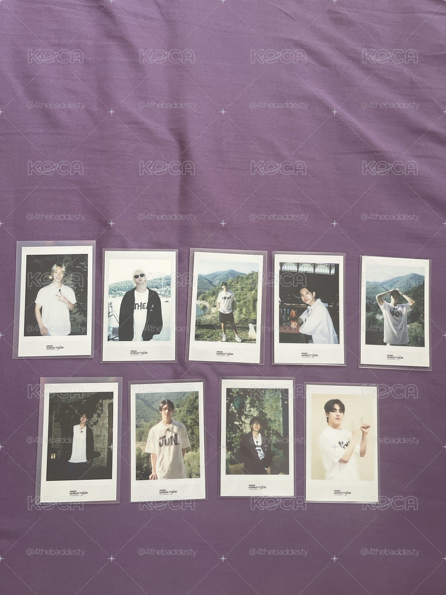 Seventeen nana tour 小卡 寫真集 人生四格 拍立得