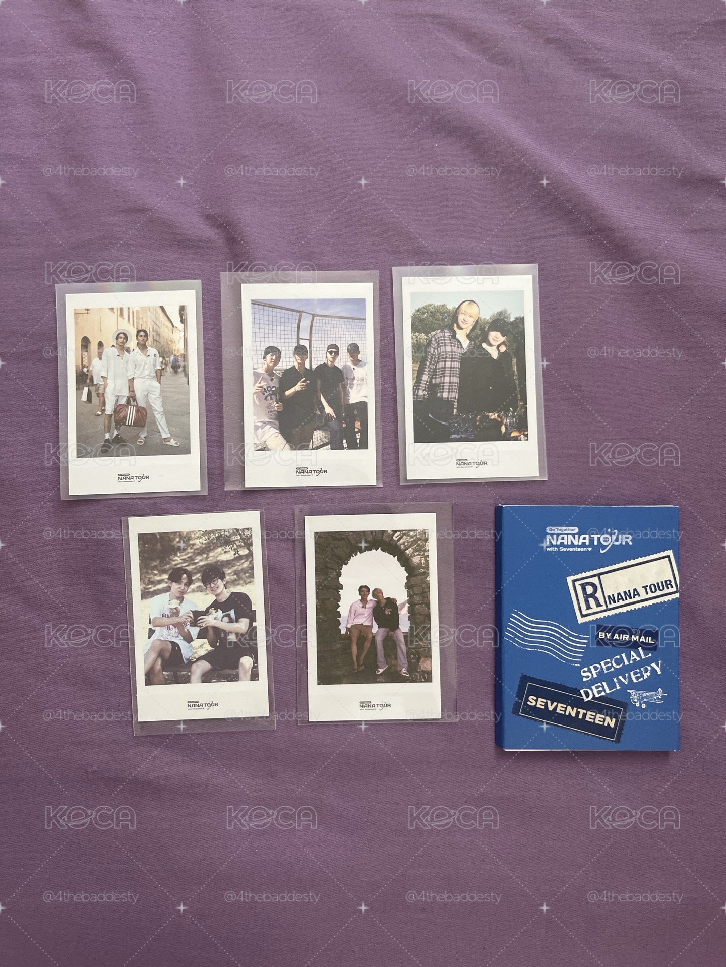Seventeen nana tour 小卡 寫真集 人生四格 拍立得