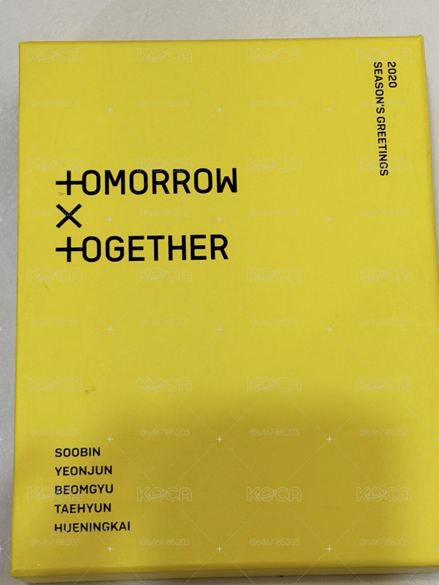 TXT 2020年曆