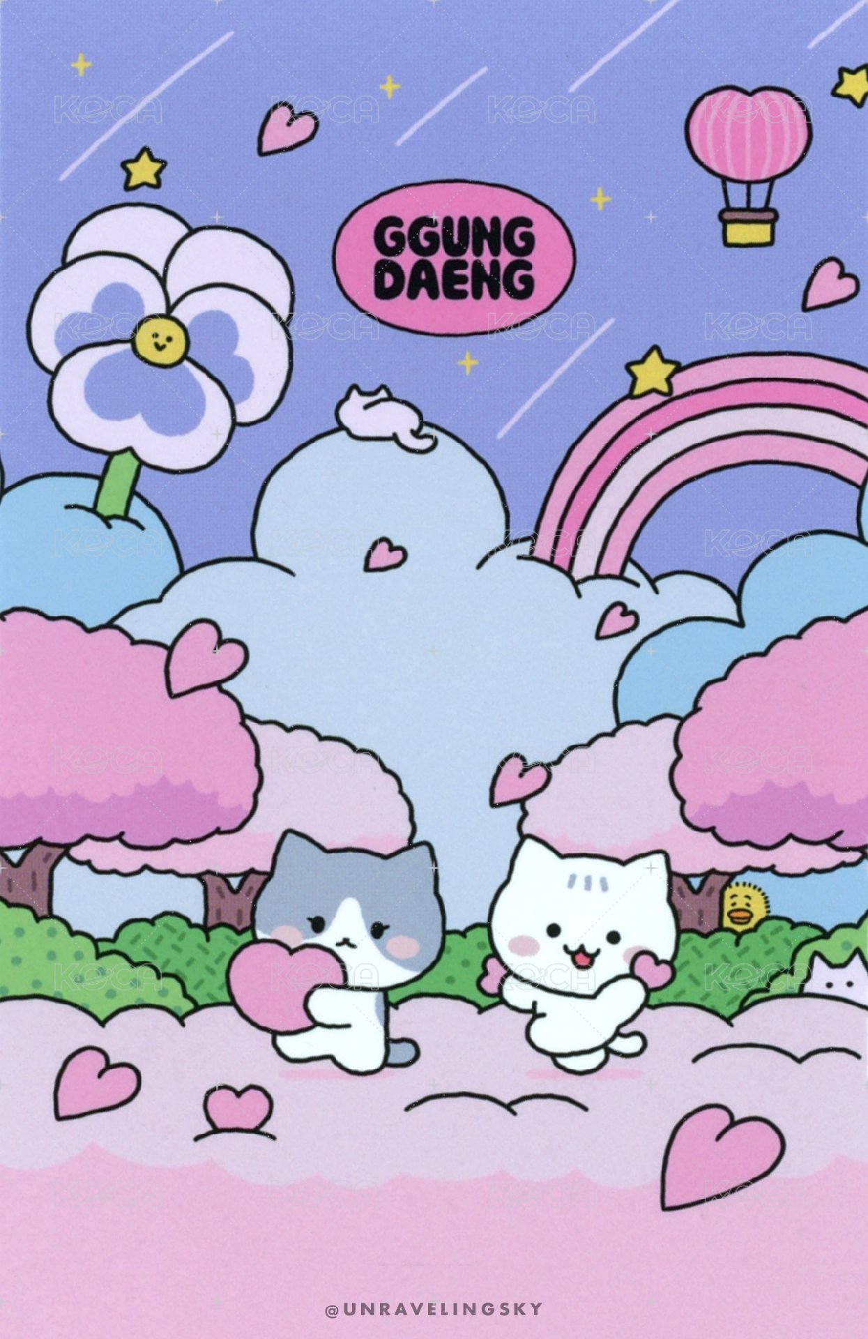 恭噔快閃店 周邊卡 恭卡套 背面