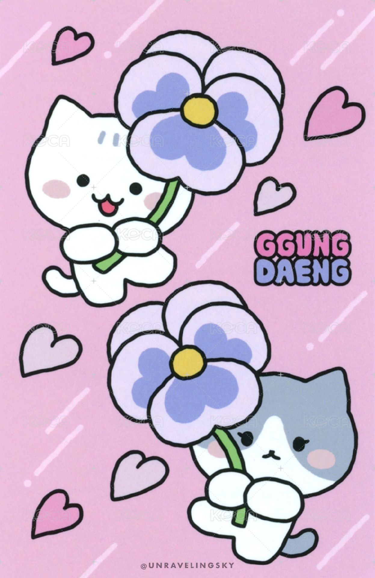 恭噔快閃店 周邊卡 睡衣組 背面