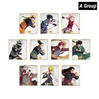 NARUTO THE GALLERY 迷你色紙 A組