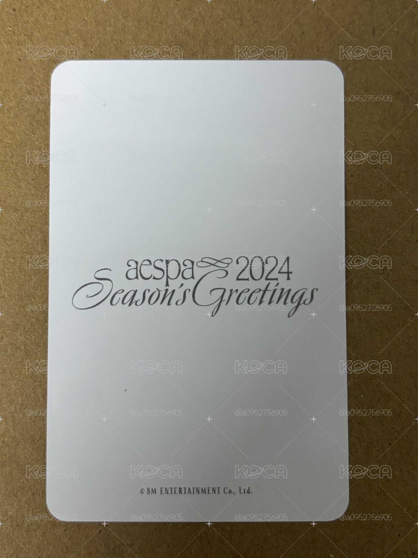 aespa Winter 冬天 24年曆 年曆卡 20固配冬 冬-80
