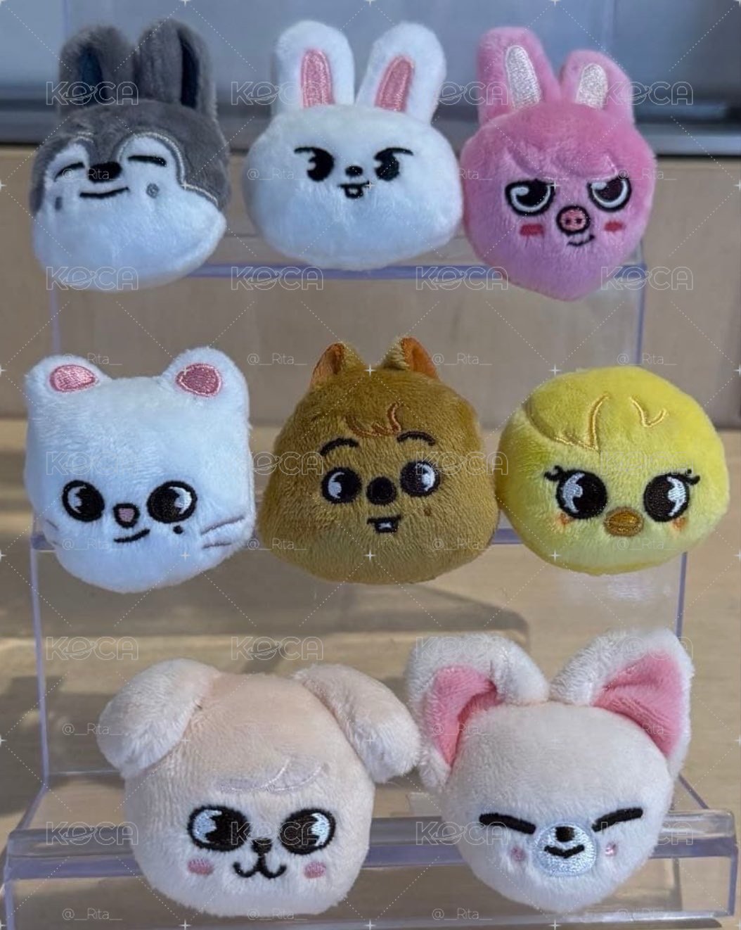 日本展覽會 毛絨戒指 玟