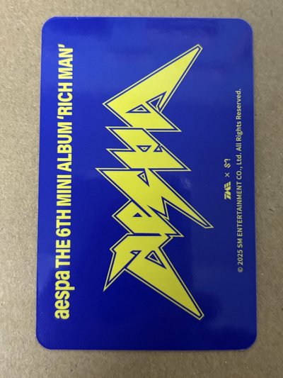 aespa Winter 冬天 Rich Man QQ音樂 星光卡 一星冬 冬-87