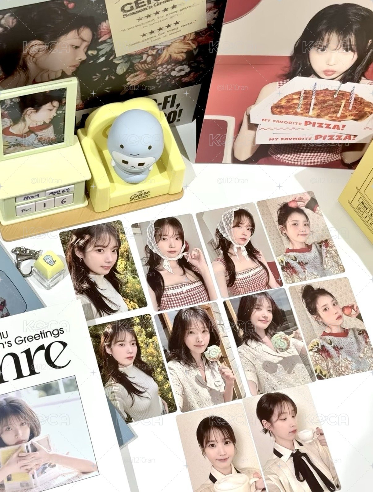 IU 25’年曆 年曆卡 