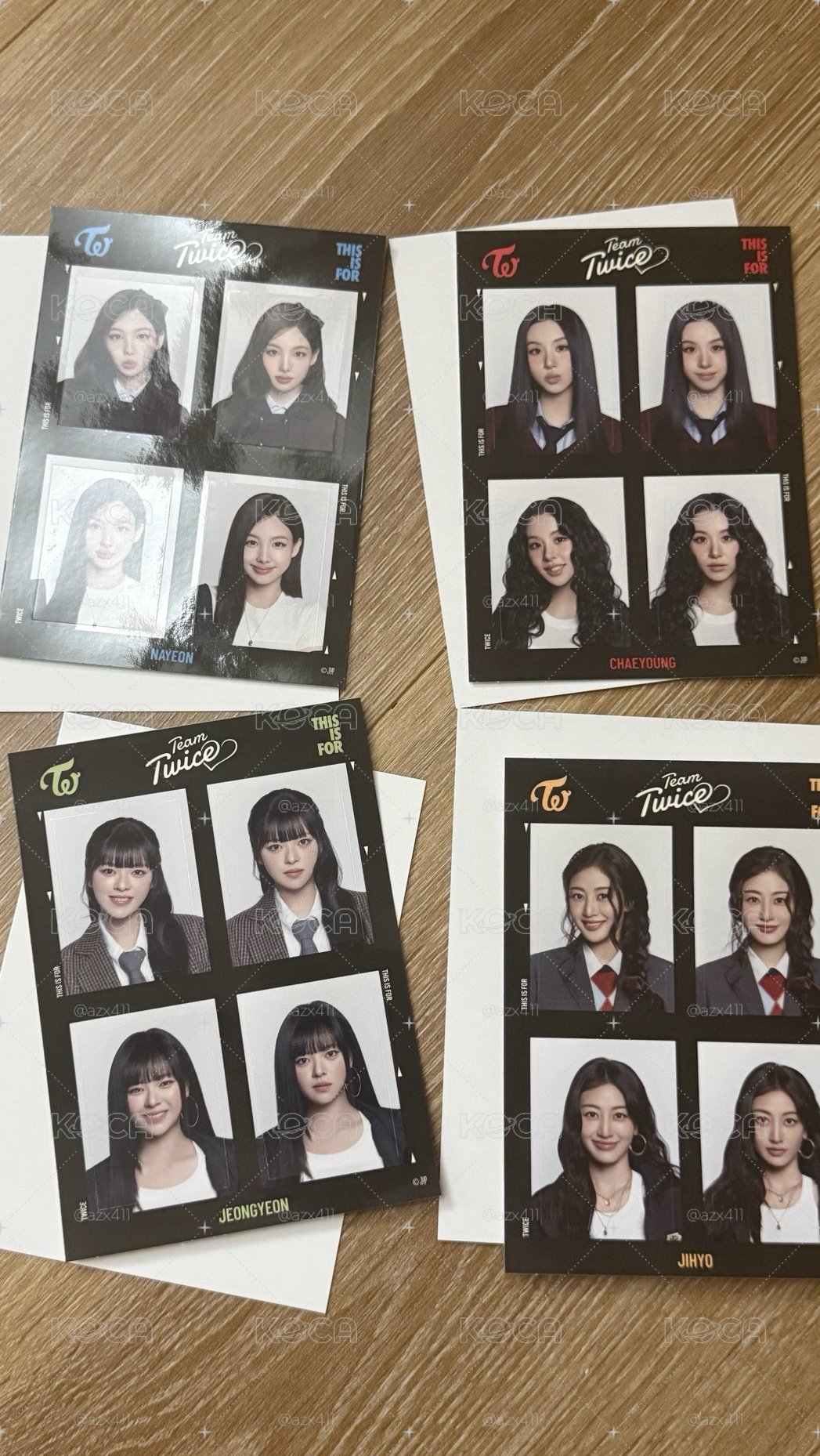 TWICE 新國立周邊 證件照