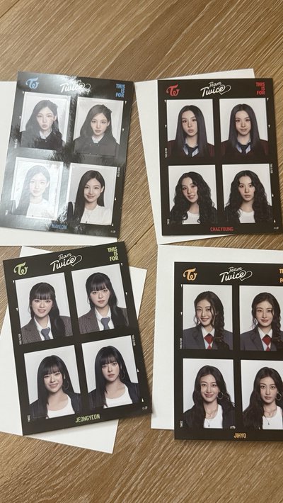 TWICE 新國立周邊 證件照