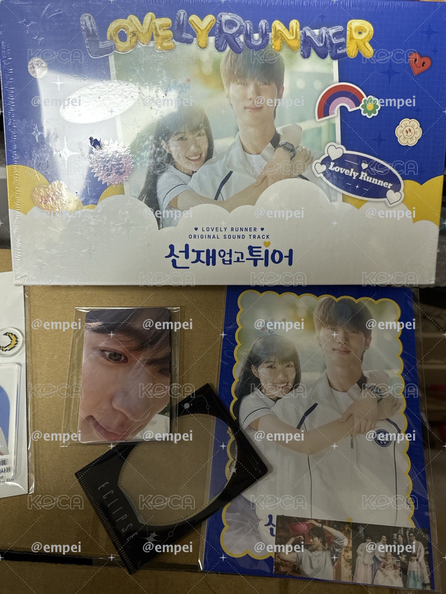 全新一整套 背著善宰跑 OST 原聲帶 含特典小卡