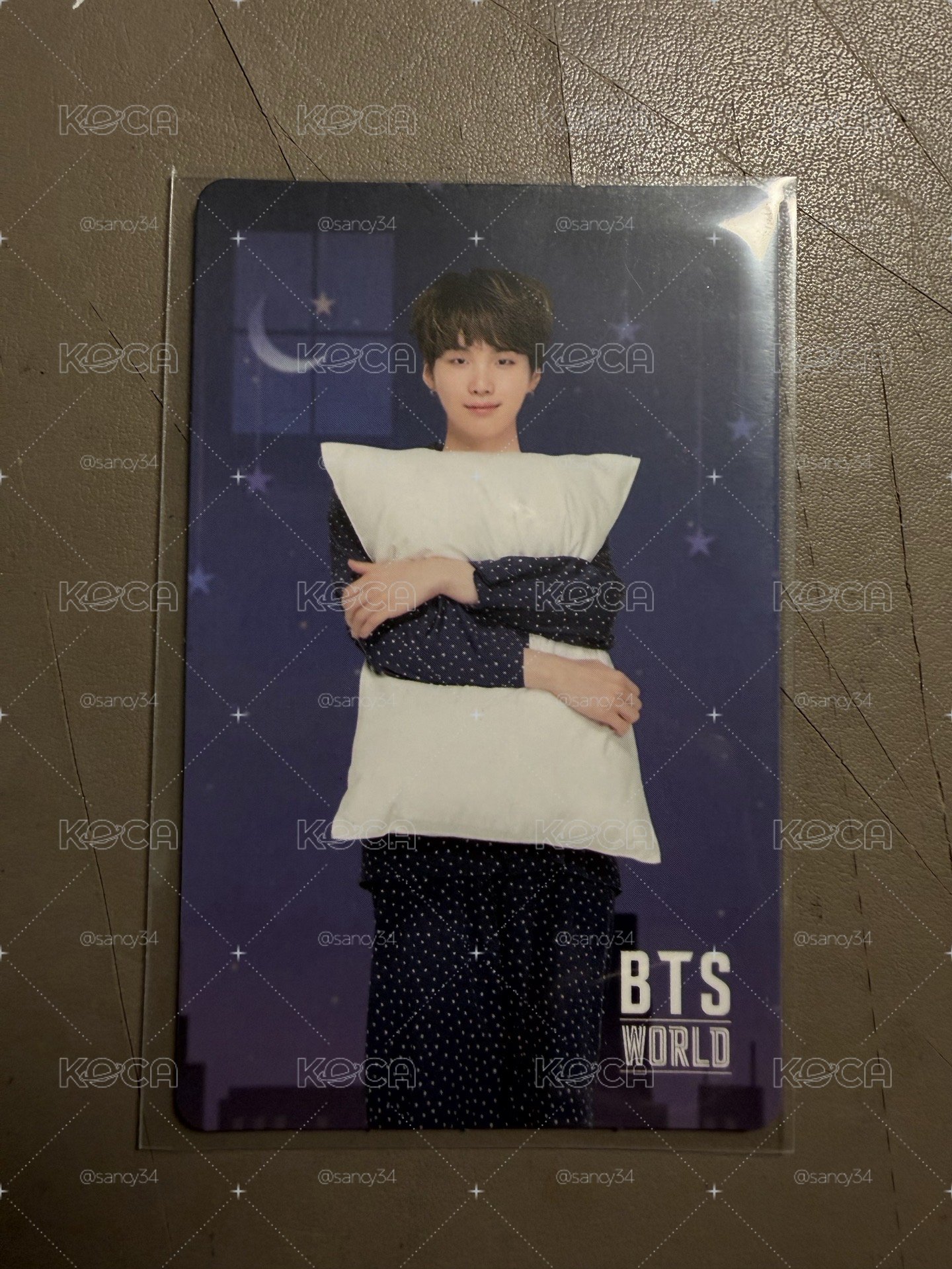 黃 bts world 睡衣卡 其