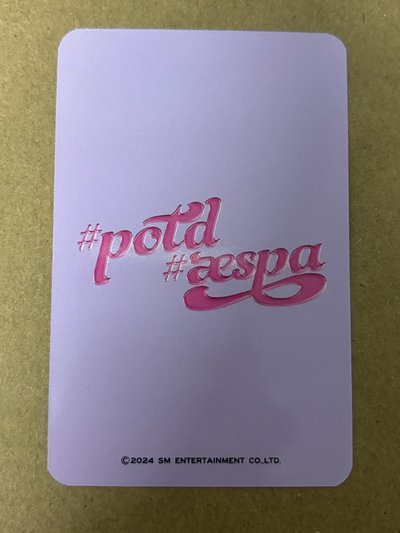 aespa Karina 柚子 #potd展會 周邊卡 #potd 泰國展會限定衣服柚 柚-149