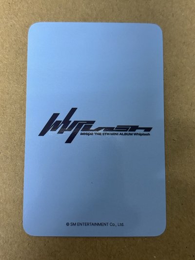 aespa Karina 柚子 Whiplash el 簽售卡 簽售柚 柚-150