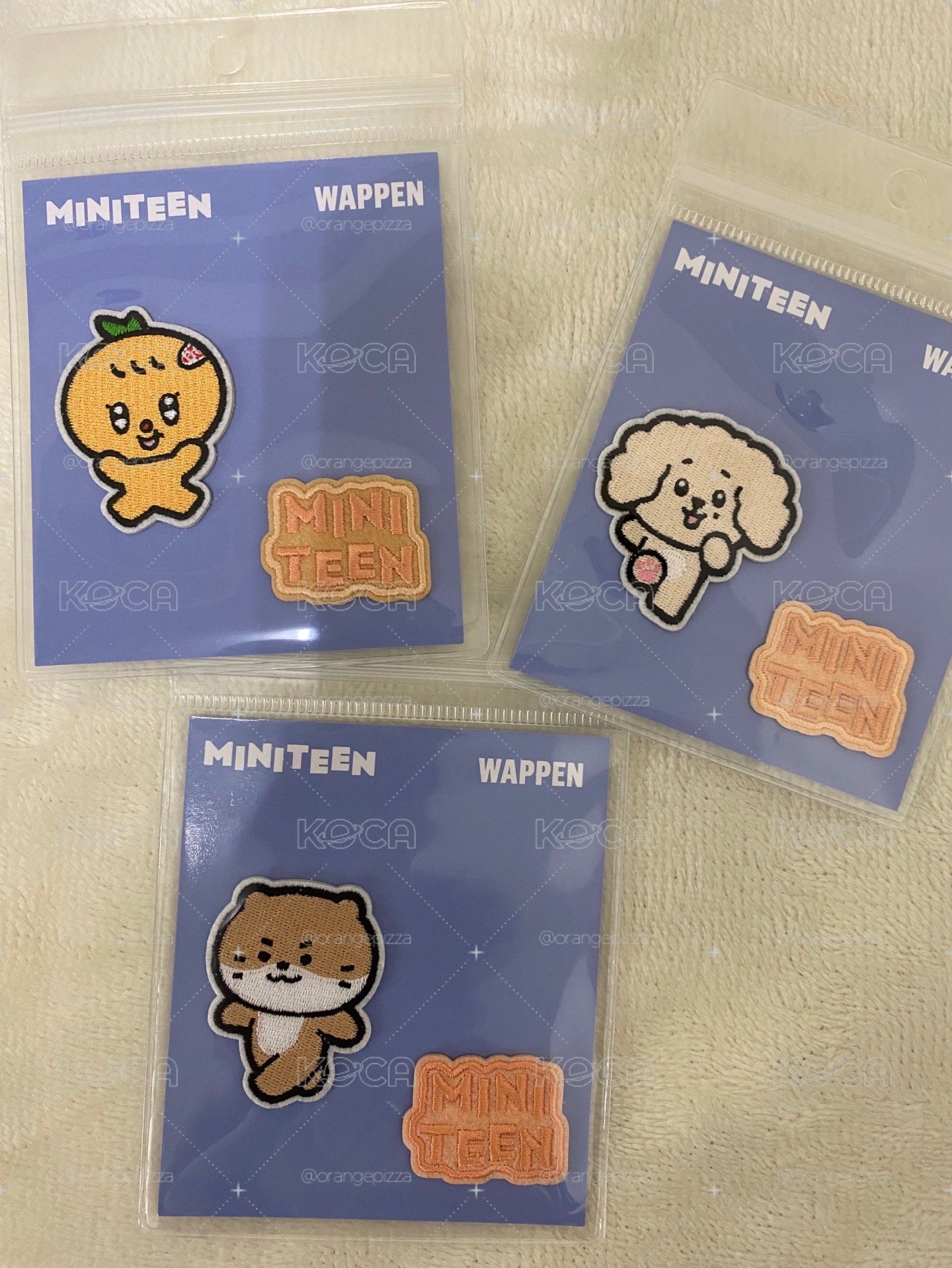 燦 miniteen 刺繡徽章 刺繡臂章 全新未拆封 