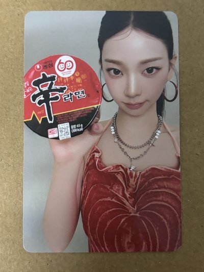 aespa Karina 柚子 辛拉麵 代言卡 柚-166