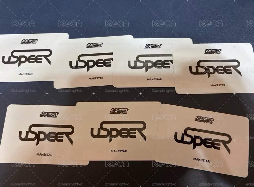 現貨USPEER 首張單曲專輯 "SPEED ZONE"Makestar 通路特典小卡 成套 MS