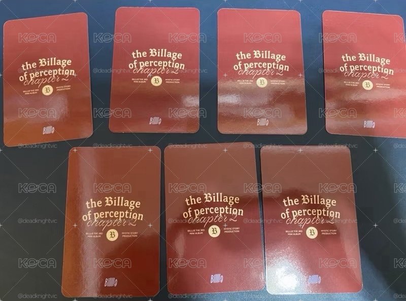 Billlie 迷你三輯 Synnara 2.0 通路特典小卡 成套 新娜拉
