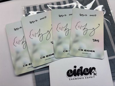 IVE eider 4.0 小員 代言卡