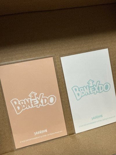 BBNEXDO 線下快閃滿額卡 、娃娃卡