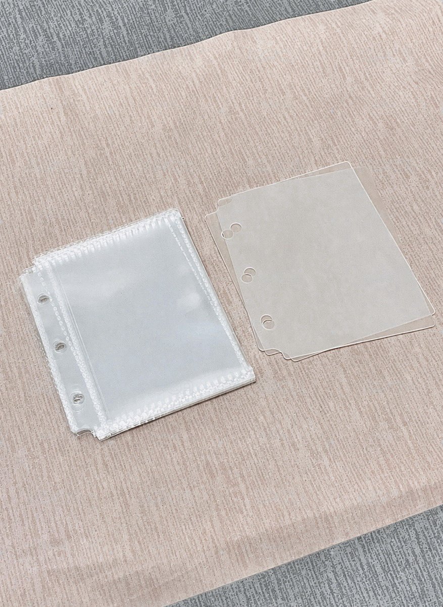 單格卡冊3孔內頁✖️20 + 擋板✖️2