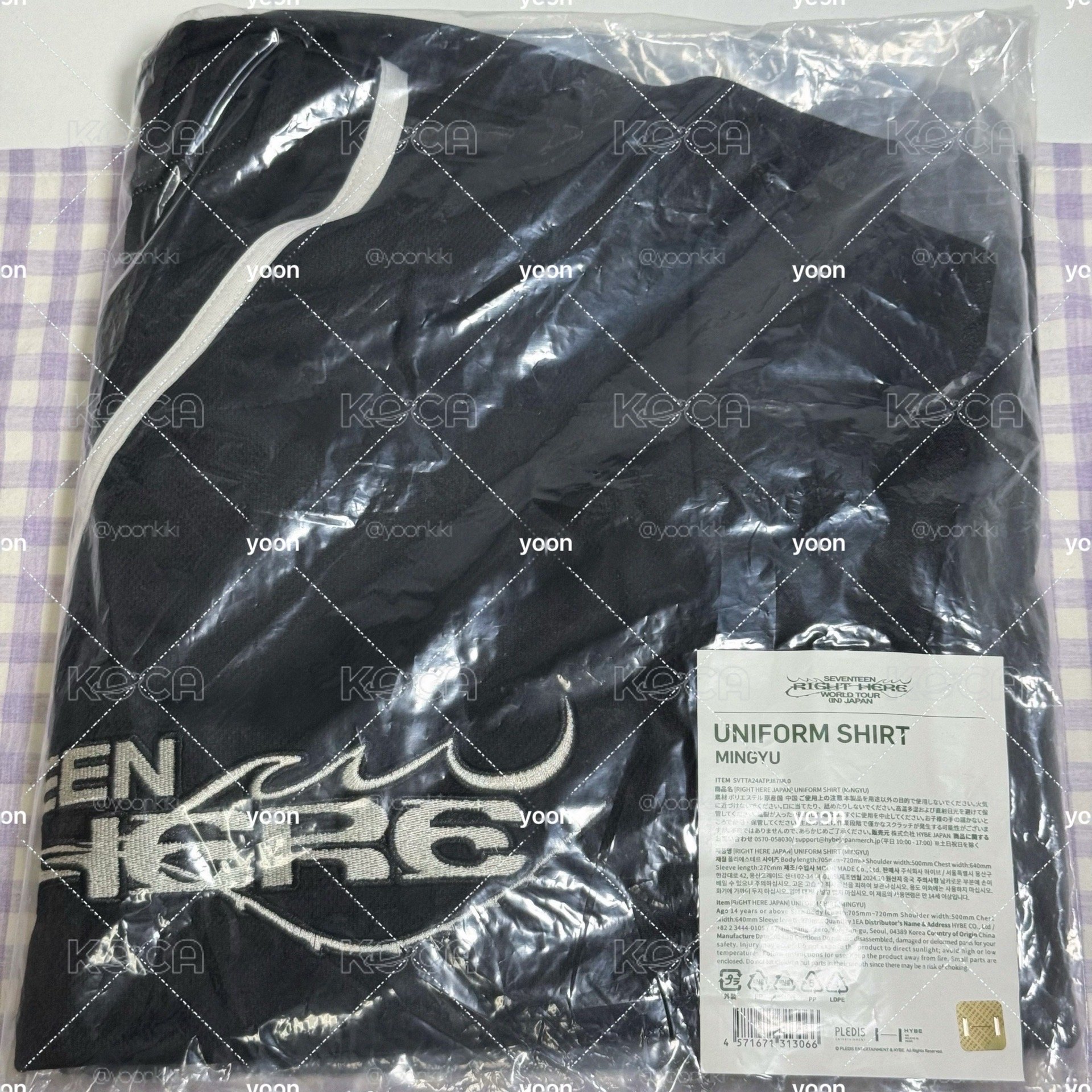 全新 RIGHT HERE 日巡球衣 玟奎