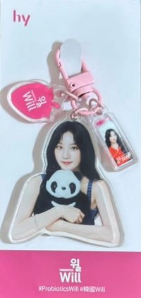 Will發酵乳/謂乳 鑰匙圈吊飾 謂乳 抱熊貓