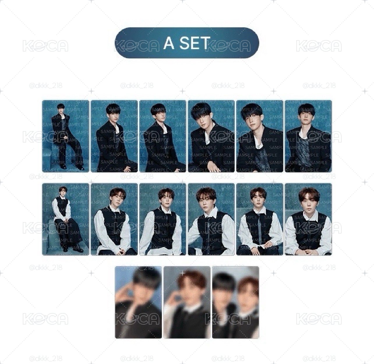 現貨dxs 卡包 碩珉set A+B