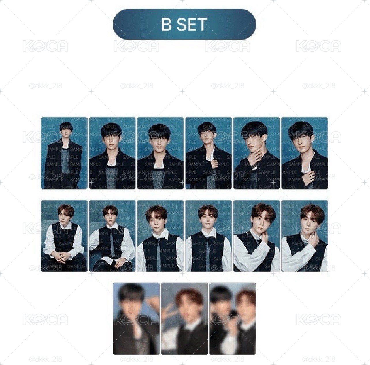 現貨dxs 卡包 碩珉set A+B
