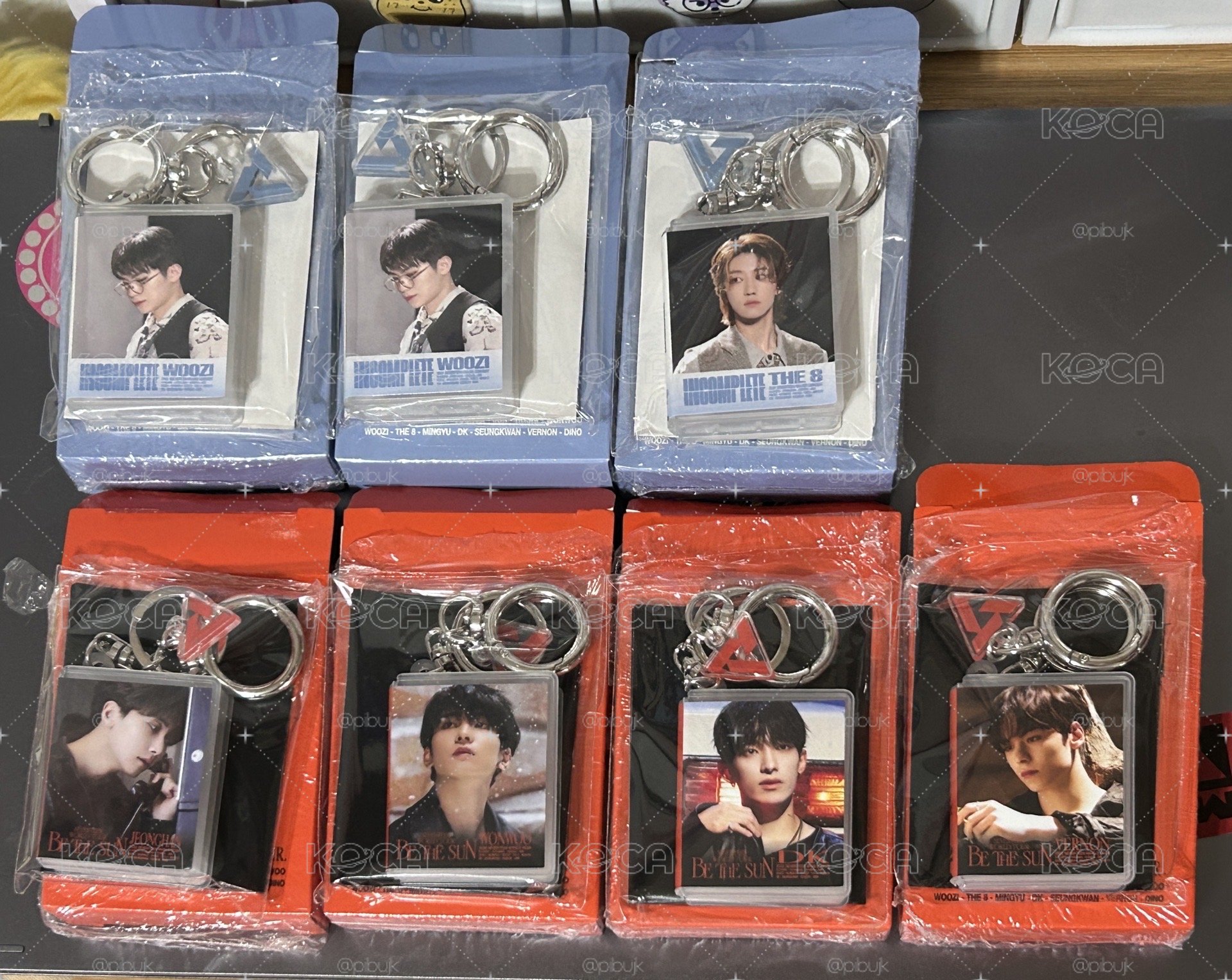 SEVENTEEN NEW安可場 IN-COMPLETE / BE THE SUN CAPSULE Ver. 吊飾