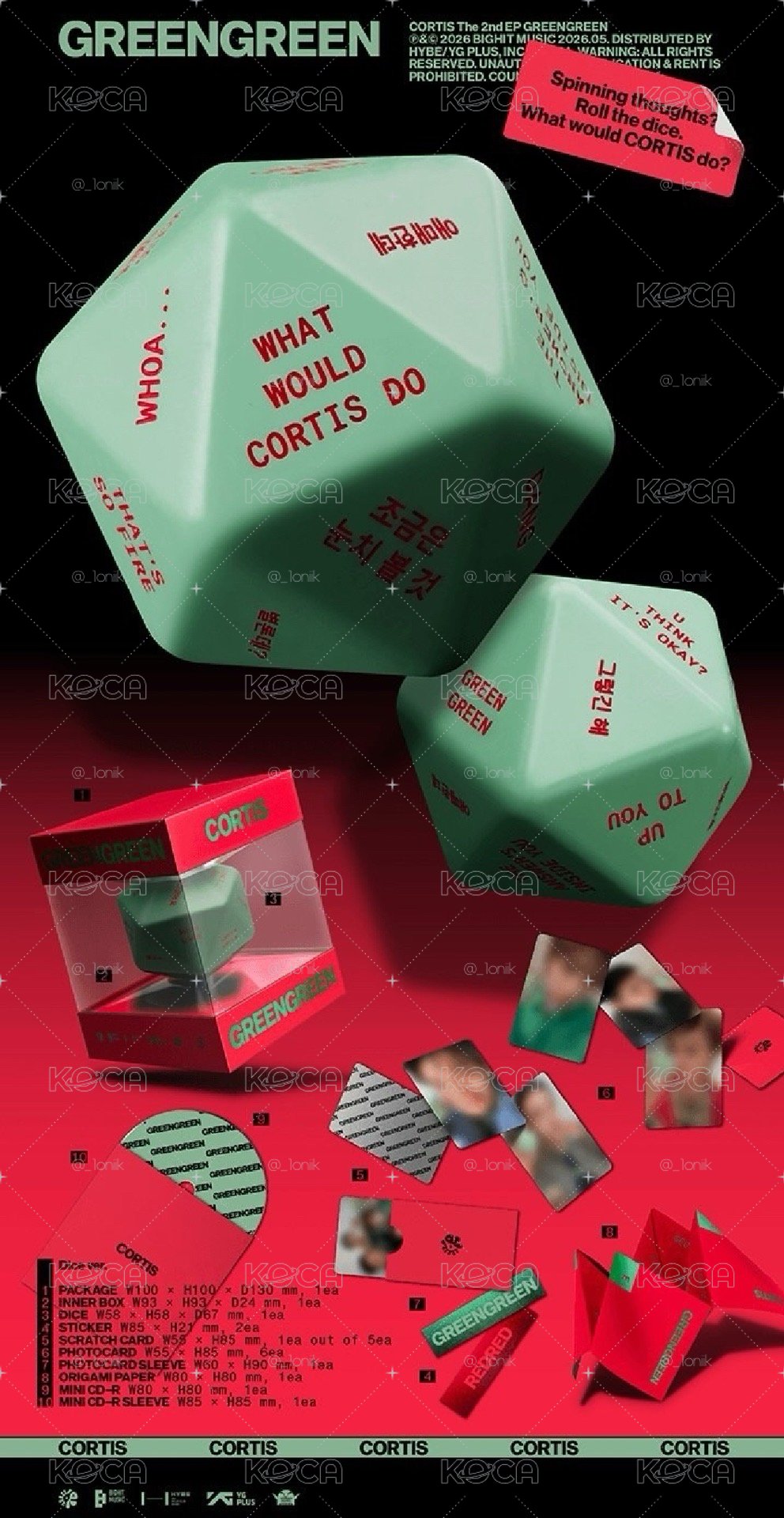 骰子和黑膠的專卡