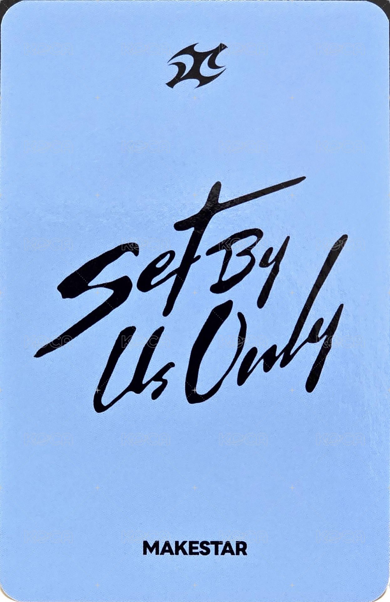 SET BY US ONLY ms 1.0線下 簽售卡 睡衣ver. 背面