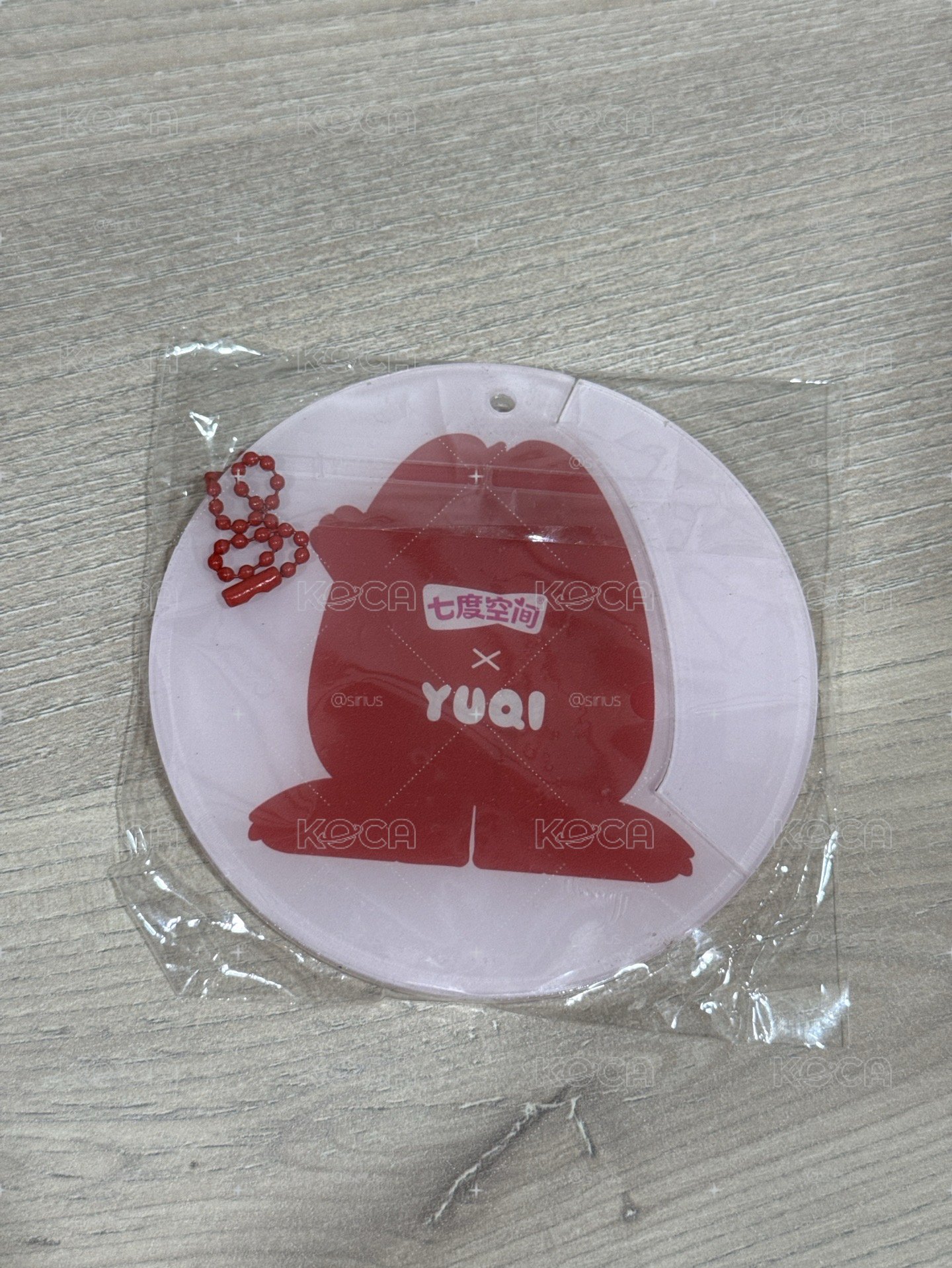 雨琦代言抽拉掛件