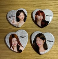 東蛋徽章 愛心星沙款 櫻