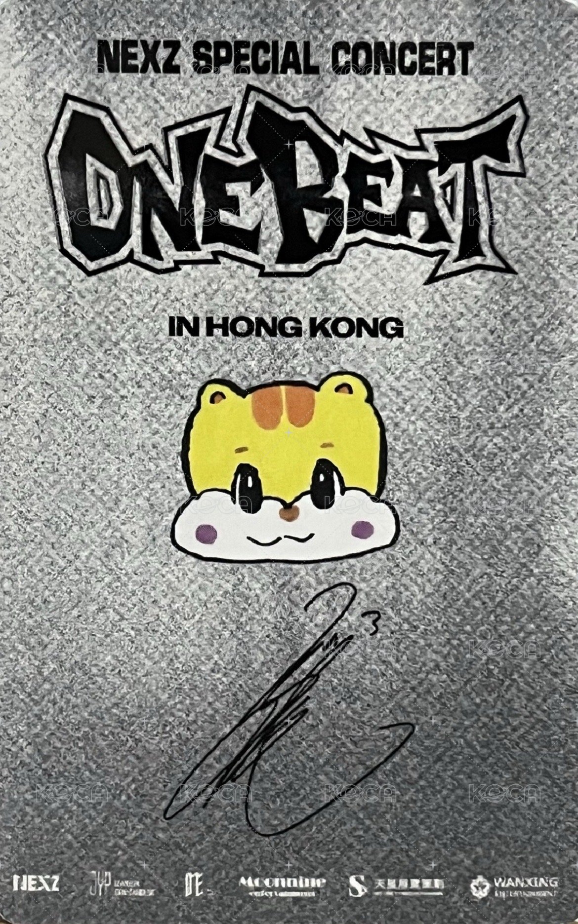 ONE BEAT 香港場 Day2 入場卡 / 場限卡  背面
