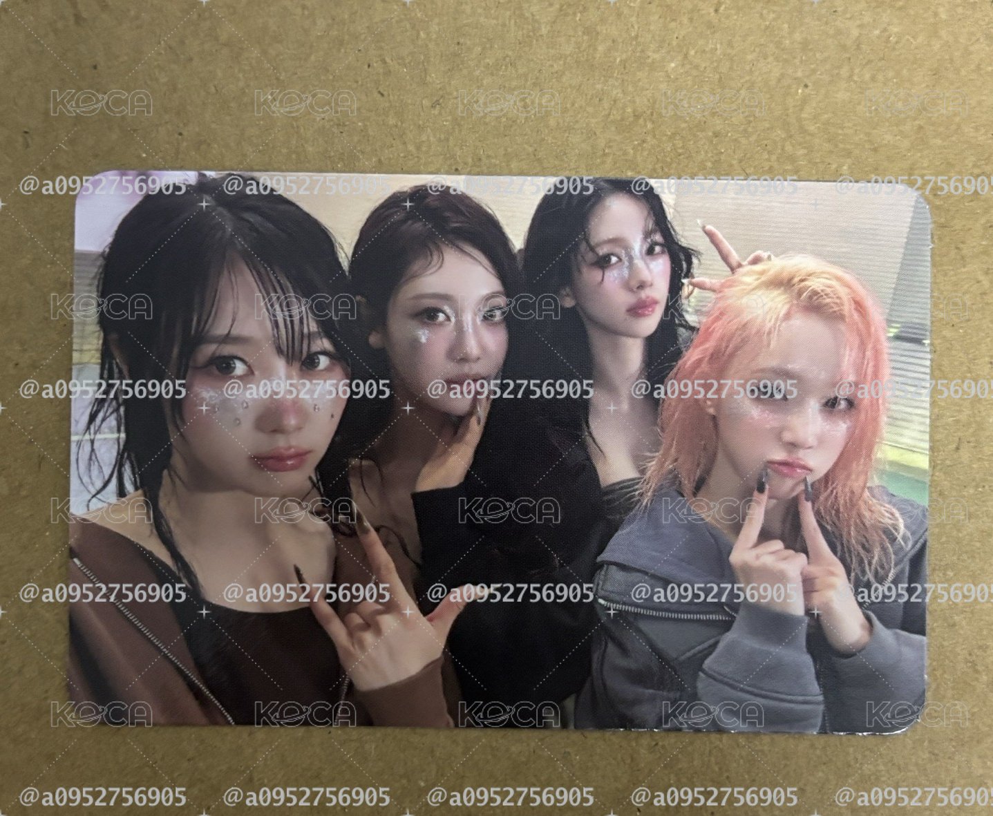 aespa 正規一 專輯卡 authentic團卡 團-01