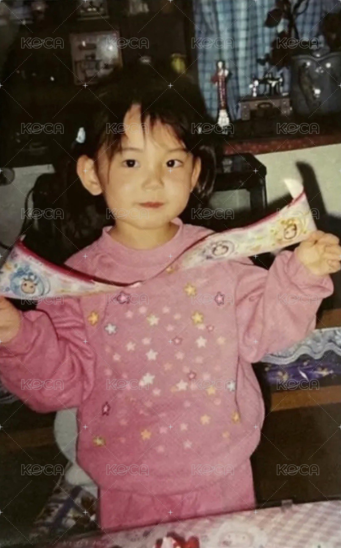 PUREFLOW celebration預錄(sbs) 打歌卡 寶寶卡 背面