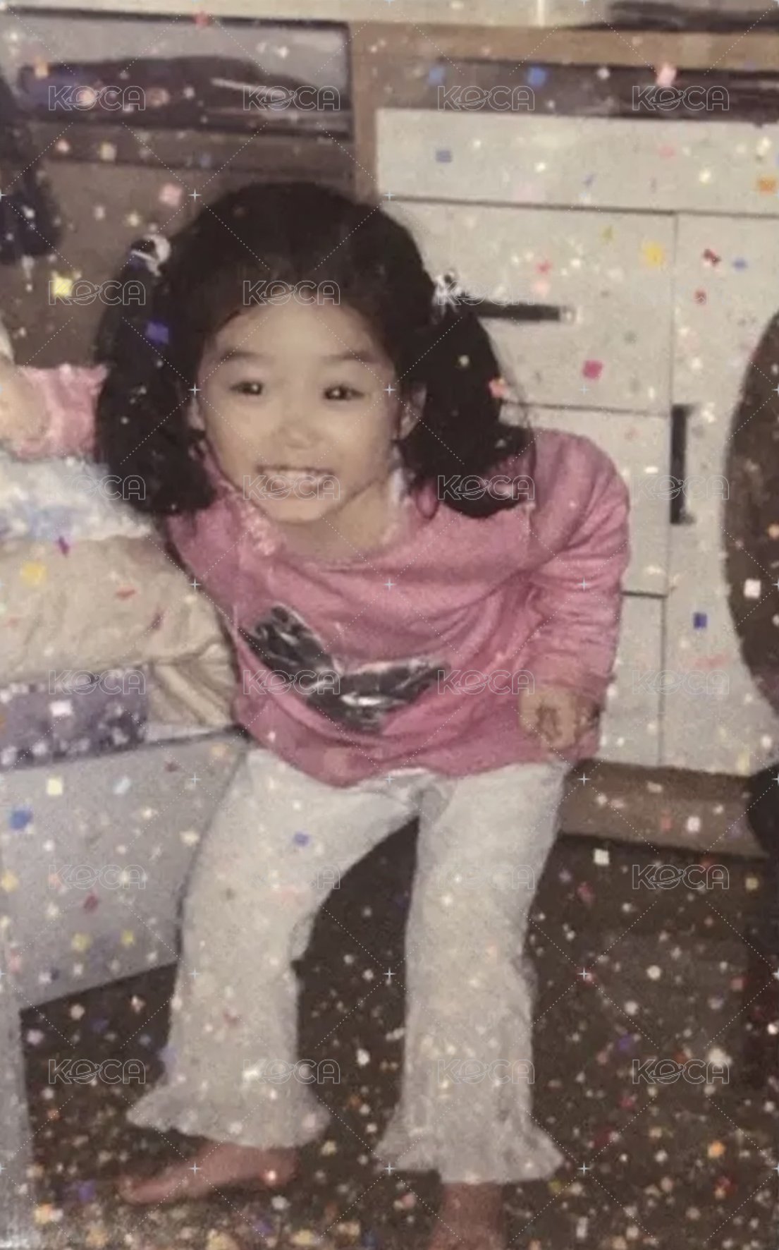 PUREFLOW celebration預錄(sbs) 打歌卡 寶寶卡 背面