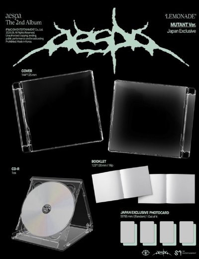 aespa 日本限定版 LEMONADE  Japan Exclusive MUTANT Ver [特典+應募卷]