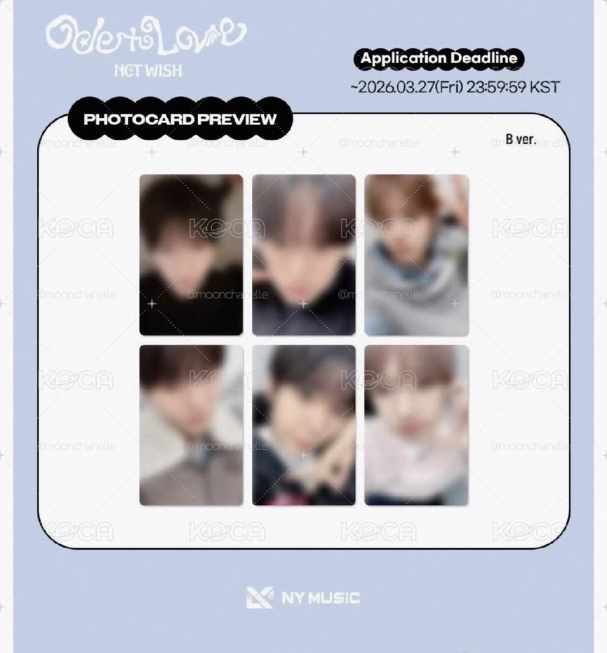 nct wish雅加達合影卡