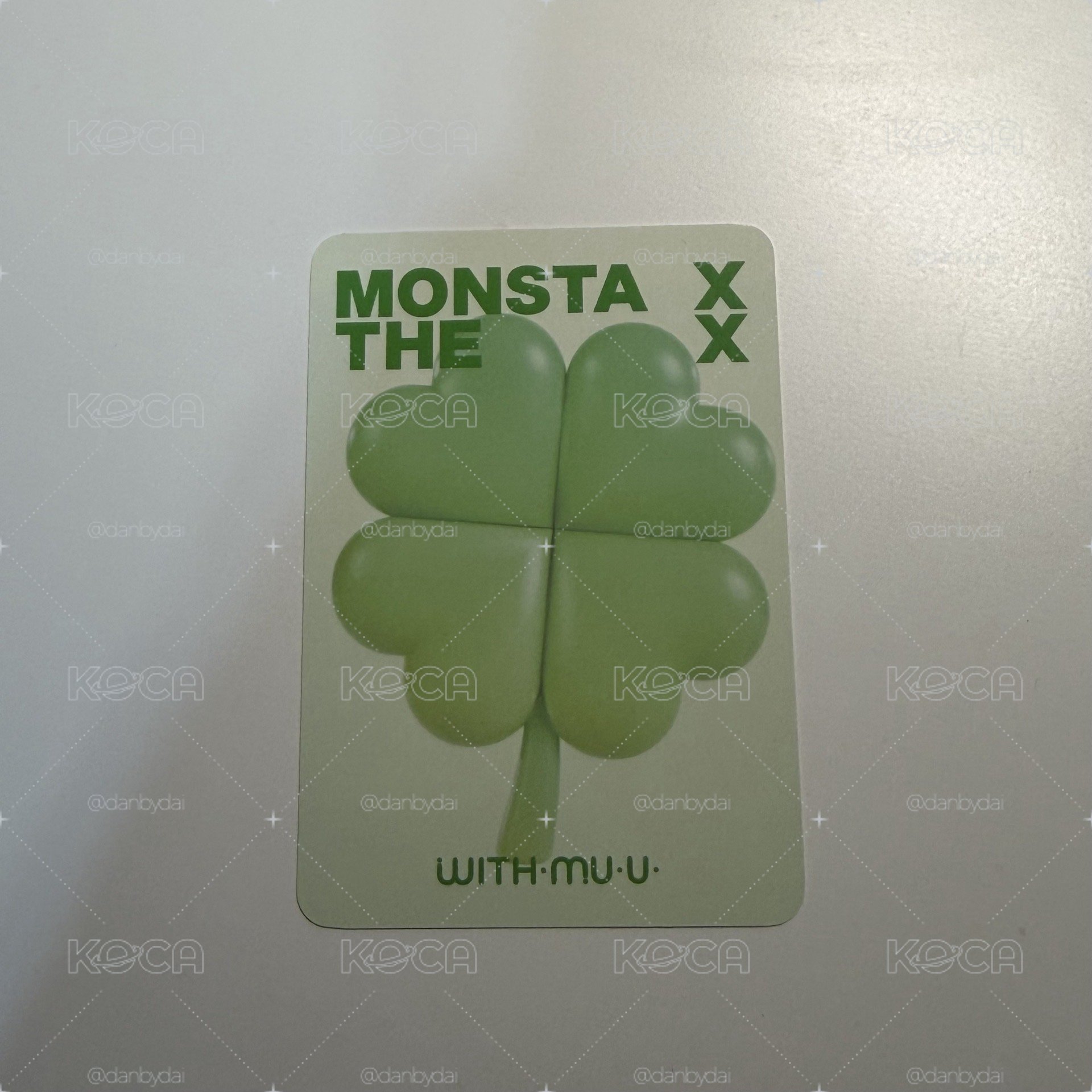 MONSTA X 周憲幸運草小卡🍀