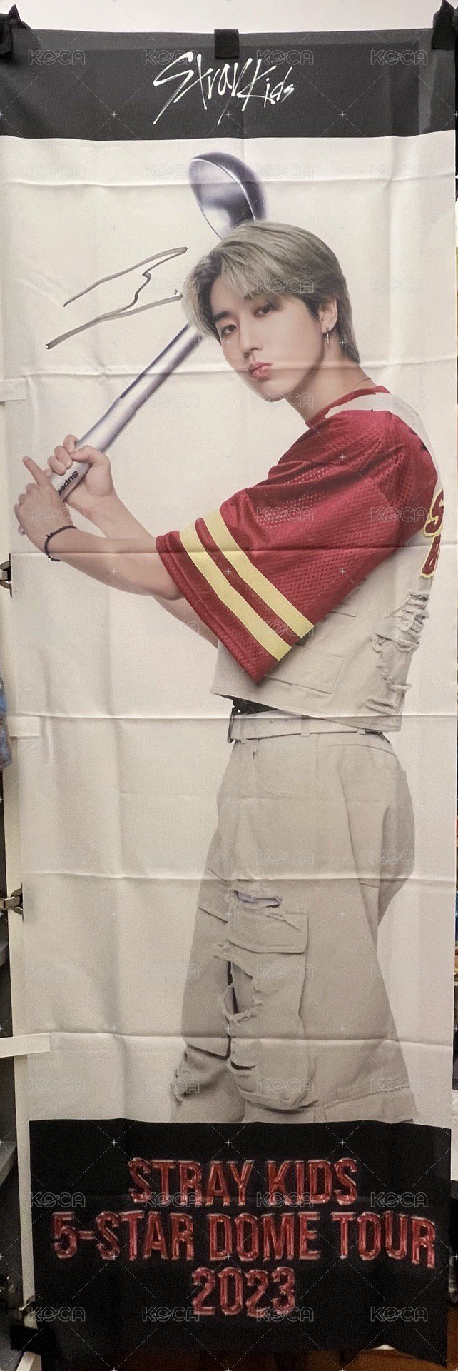 Han親簽等身旗幟