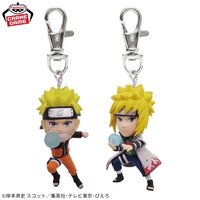 BANPRESTO 疾風伝 フィギュアキーホルダー～うずまきナルト・波風ミナト～