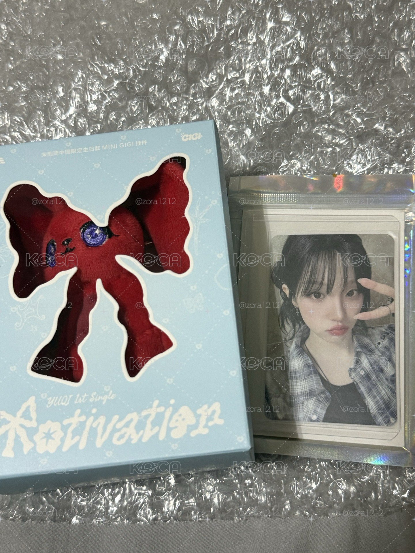 Motivation QQ音樂 Q音紀念甄享商品 吊娃 gigi娃吊飾（含小卡）