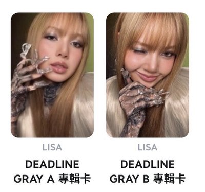 莎京東A特典+Gray專卡