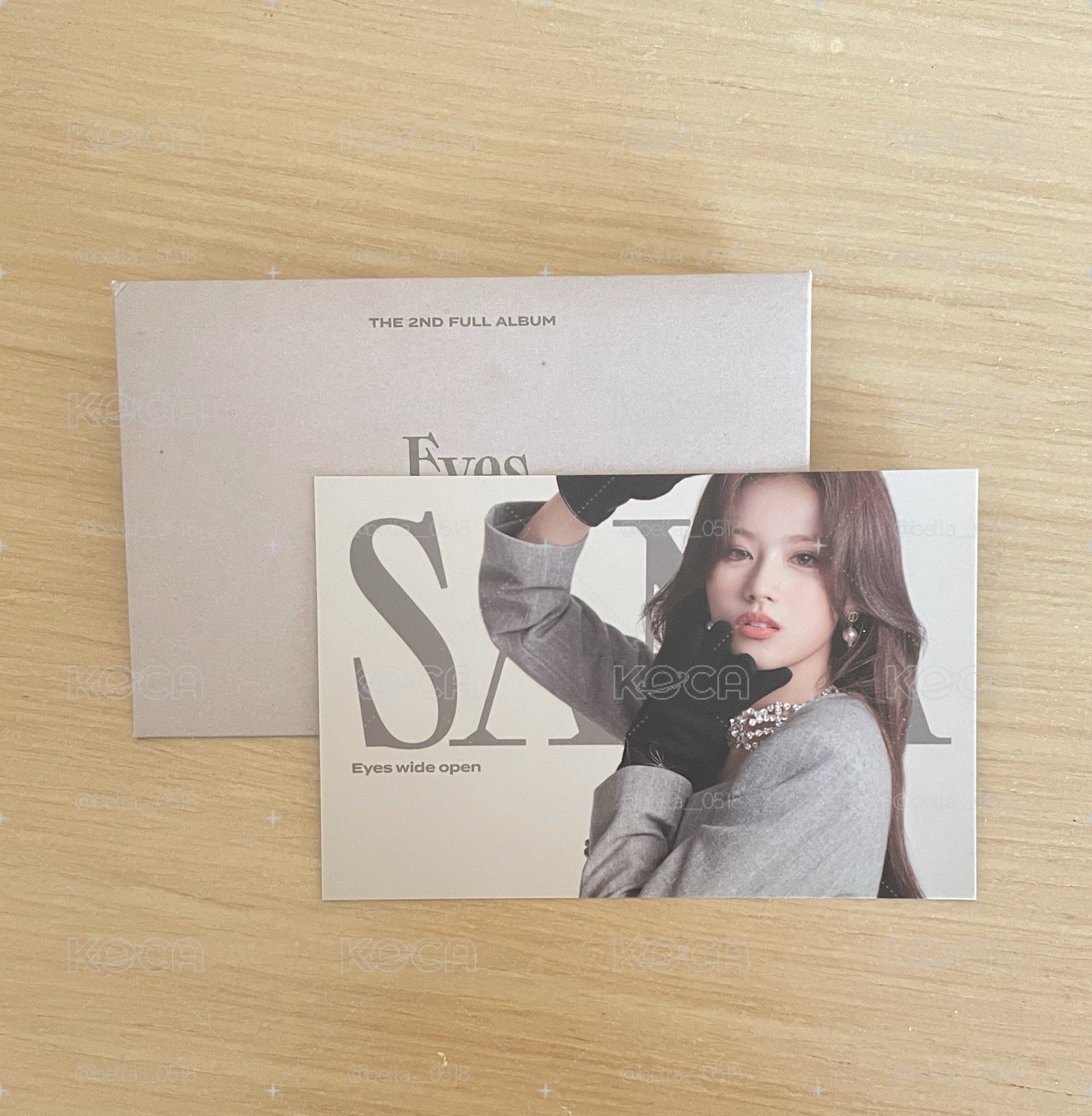 TWICE Sana 留言卡