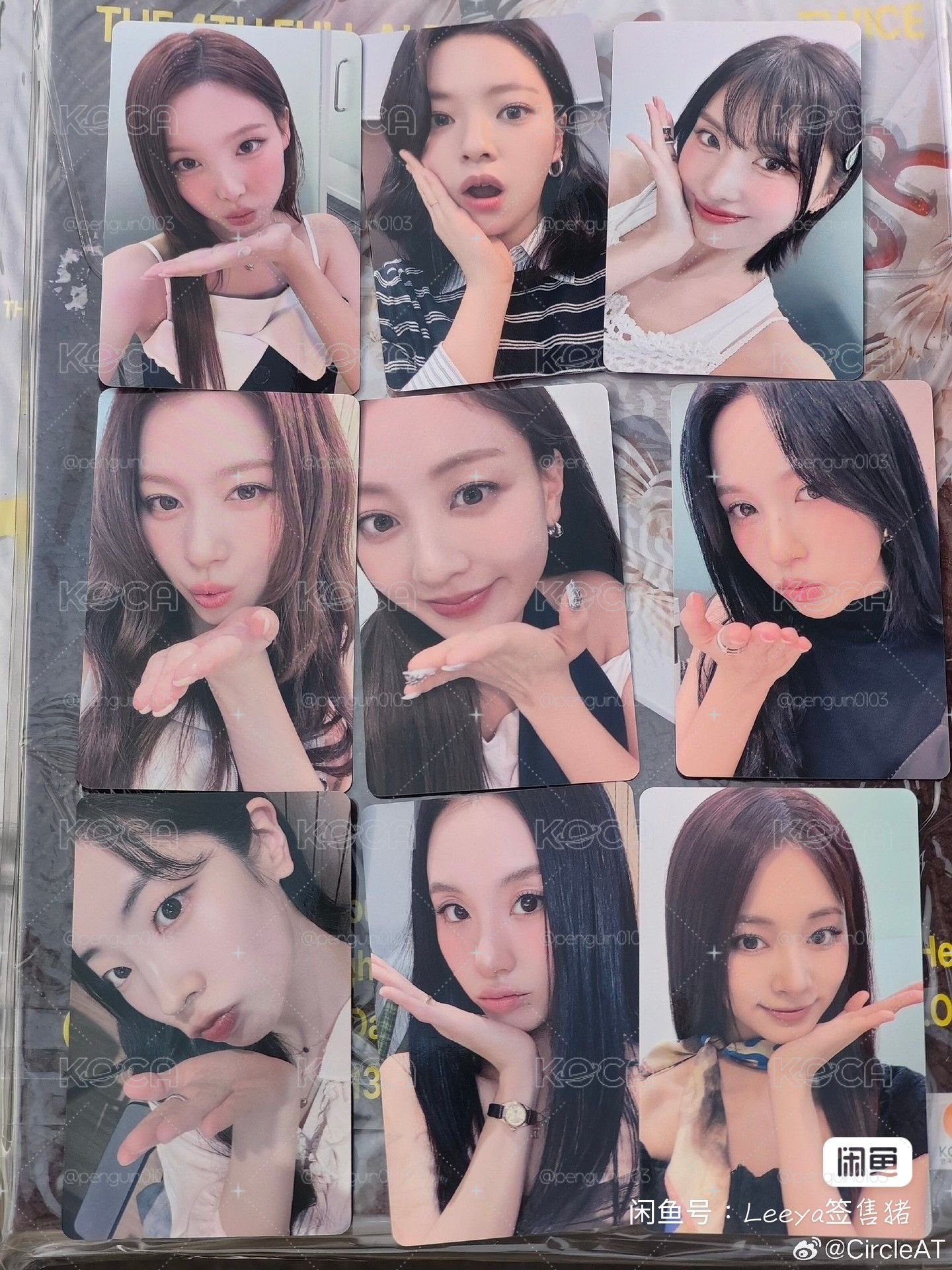 TWICE yzy合影卡2.0一套【預購】